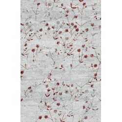 Χαλί Μοντέρνο Shiny Velvet 5641 L.Grey-Red