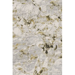 Χαλί Μοντέρνο Shiny Velvet 5643 Anthracite Yellow