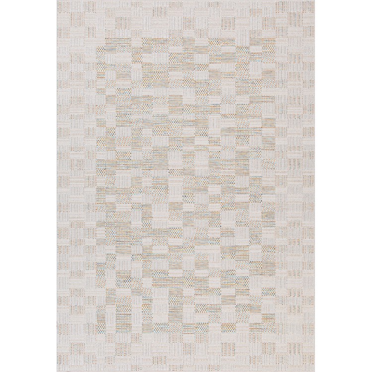 ΧΑΛΙ ΨΑΘΑ VAN 55002/X MULTI-CREAM - 160εκ - Στρόγγυλο