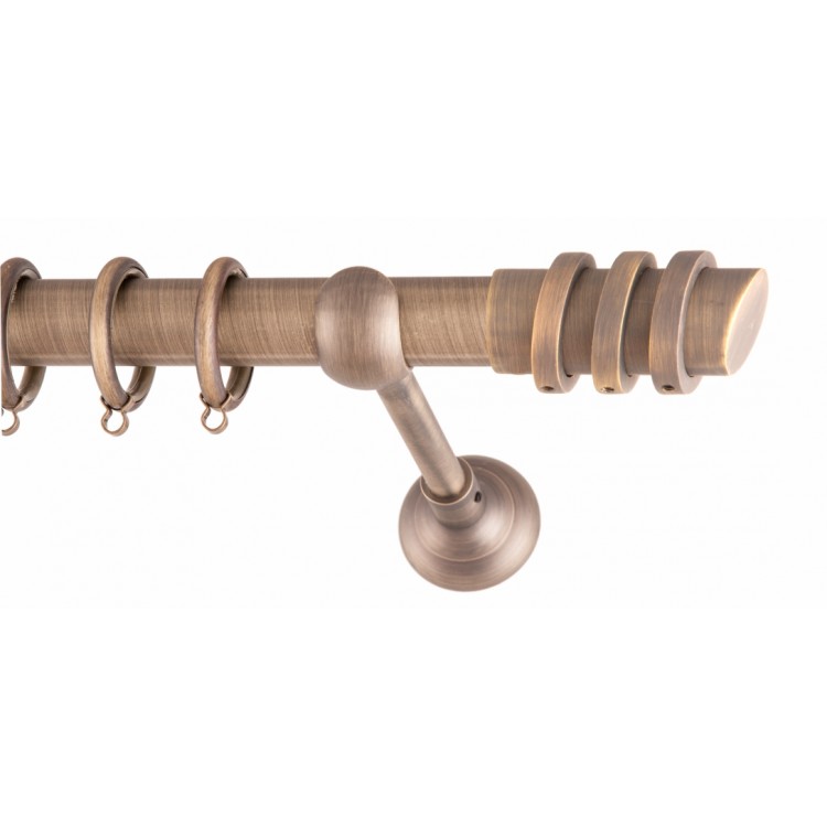 ΚΟΥΡΤΙΝΟΒΕΡΓΑ ΜΟΝΗ Φ35 160cm FRANS ANTIK THREE RINGS ΚΟΥΡΤΙΝΟΒΕΡΓΑ ΜΟΝΗ Φ35 160cm FRANS ANTIK THREE RINGS