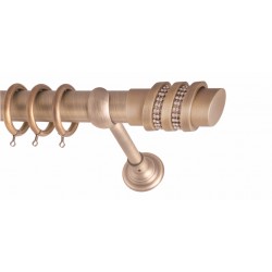 ΚΟΥΡΤΙΝΟΒΕΡΓΑ ΜΟΝΗ Φ35 160cm FRANS ANTIK THREE RINGS STRASS