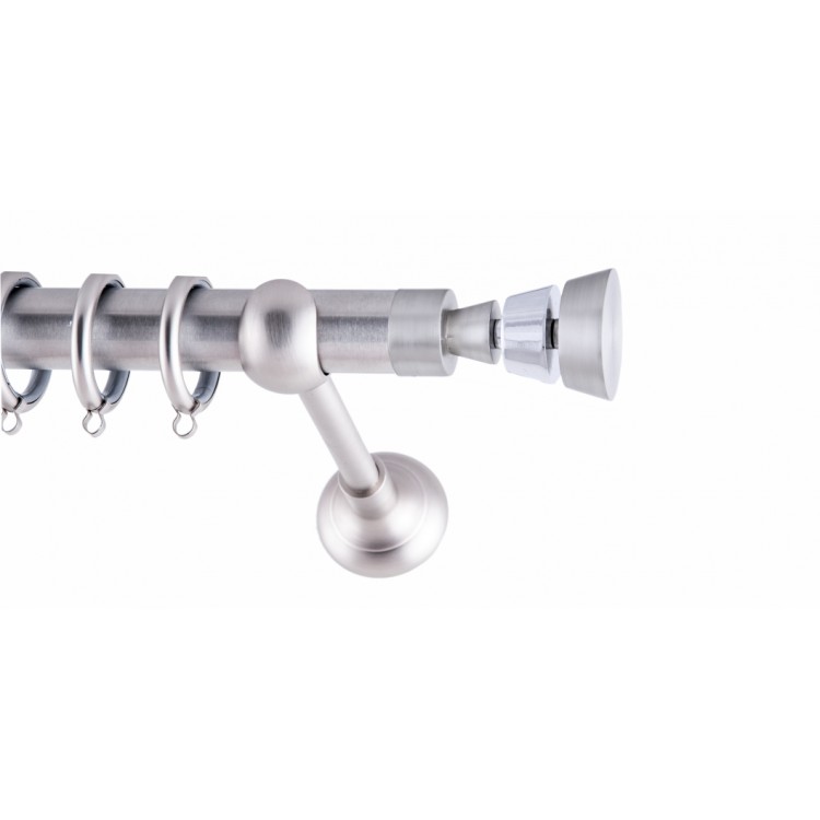 ΚΟΥΡΤΙΝΟΒΕΡΓΑ ΜΟΝΗ Φ25 160cm FRANS APELIA NICKEL ΚΟΥΡΤΙΝΟΒΕΡΓΑ ΜΟΝΗ Φ25 160cm FRANS APELIA NICKEL