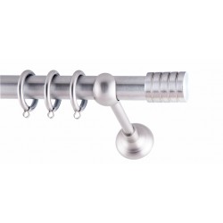 ΚΟΥΡΤΙΝΟΒΕΡΓΑ ΜΟΝΗ Φ25 160cm FRANS BAR NICKEL