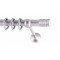 ΚΟΥΡΤΙΝΟΒΕΡΓΑ ΜΟΝΗ Φ25 160cm FRANS BAR STRASS NICKEL