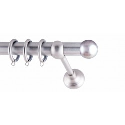 ΚΟΥΡΤΙΝΟΒΕΡΓΑ ΜΟΝΗ Φ25 160cm FRANS BILIA NICKEL