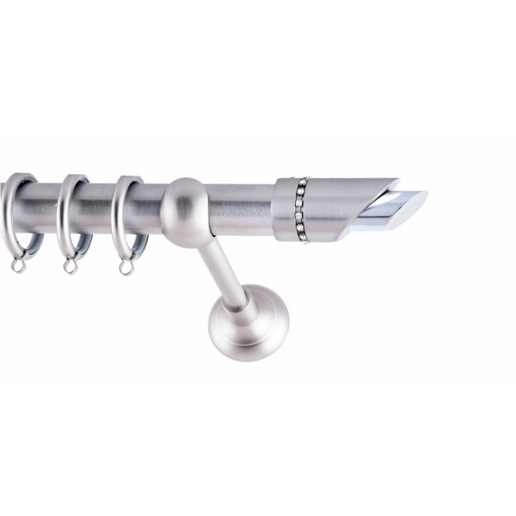 ΚΟΥΡΤΙΝΟΒΕΡΓΑ ΜΟΝΗ Φ25 160cm FRANS GALEA STRASS NICKEL ΚΟΥΡΤΙΝΟΒΕΡΓΑ ΜΟΝΗ Φ25 160cm FRANS GALEA STRASS NICKEL
