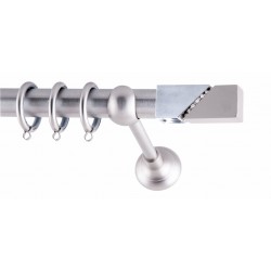 ΚΟΥΡΤΙΝΟΒΕΡΓΑ ΜΟΝΗ Φ25 160cm FRANS POLIS STRASS NICKEL