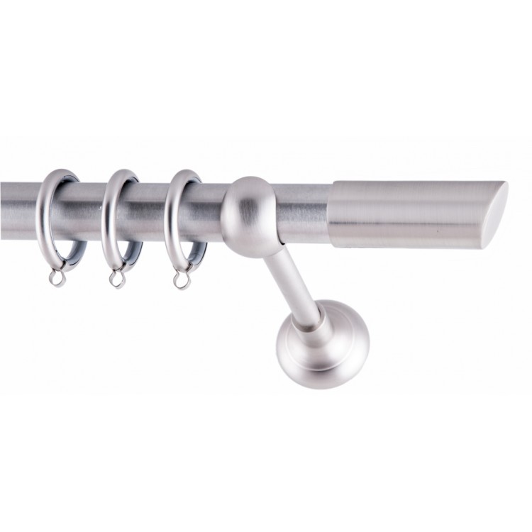 ΚΟΥΡΤΙΝΟΒΕΡΓΑ ΜΟΝΗ Φ25 160cm FRANS STILLO NICKEL ΚΟΥΡΤΙΝΟΒΕΡΓΑ ΜΟΝΗ Φ25 160cm FRANS STILLO NICKEL