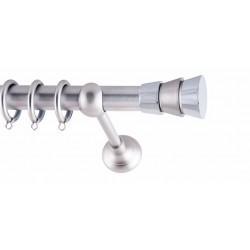 ΚΟΥΡΤΙΝΟΒΕΡΓΑ ΜΟΝΗ Φ25 160cm FRANS TRIPLO NICKEL