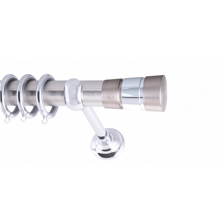 ΚΟΥΡΤΙΝΟΒΕΡΓΑ Φ35 160cm ΜΟΝΗ FRANS ALFA NICKEL - CHROME ΚΟΥΡΤΙΝΟΒΕΡΓΑ Φ35 160cm ΜΟΝΗ FRANS ALFA NICKEL - CHROME