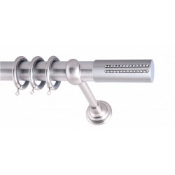 ΚΟΥΡΤΙΝΟΒΕΡΓΑ Φ35 160cm ΜΟΝΗ FRANS LINDOS NICKEL - CHROME