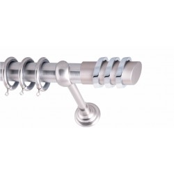 ΚΟΥΡΤΙΝΟΒΕΡΓΑ Φ35 160cm ΜΟΝΗ FRANS THREE RINGS NICKEL