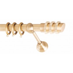 ΚΟΥΡΤΙΝΟΒΕΡΓΑ Φ25 160cm ΜΟΝΗ FRANS ΟΡΟ ΜΑΤ THREE RINGS