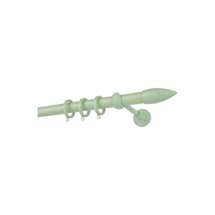 Zogometal Μεταλλικό Κουρτινόξυλο CP0430 Μονό 160cm Φ25mm Φυστικί