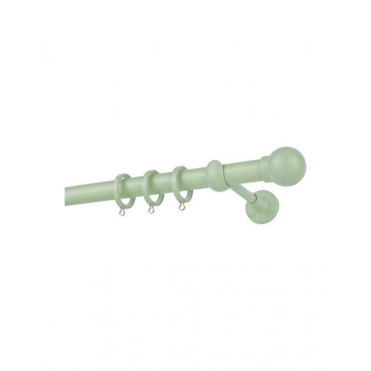 Zogometal Μεταλλικό Κουρτινόξυλο CP0058 Μονό 160cm Φ25mm Φυστικί