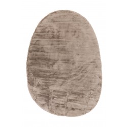Γούνινο Χαλί Bunny OVAL TAUPE 2458 Royal Carpet - 170 x 240 cm