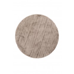 Γούνινο Χαλί Round BUNNY TAUPE 2458 Royal Carpet - 200 x 200 cm