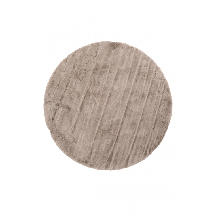 Γούνινο Χαλί Round BUNNY TAUPE 2458 Royal Carpet - 200 x 200 cm