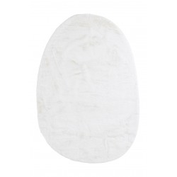 Γούνινο Χαλί Bunny OVAL WHITE Royal Carpet - 170 x 240 cm