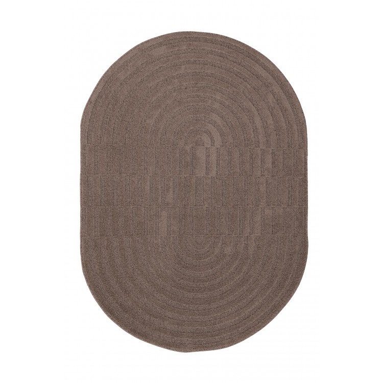 Οβάλ Χαλί Jazz 2972A TAUPE OVAL Royal Carpet 