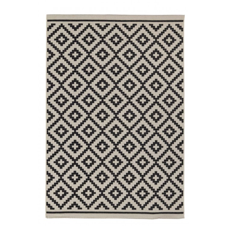Ψάθα Flox 721W BLACK Royal Carpet - 160 x 230 cm