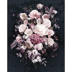 X4-1018 Φωτοταπετσαρία τοίχου KOMAR "Bouquet Noir" 200X250cm