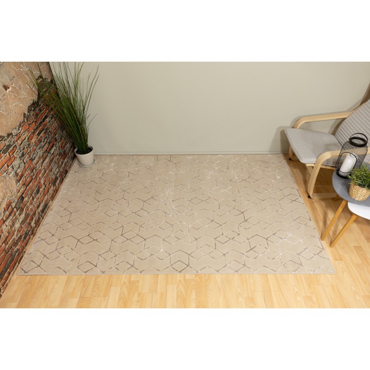 Χαλί Ezzo Silky 8236 Light Beige Χαλί Ezzo Silky 8236 Light Beige
